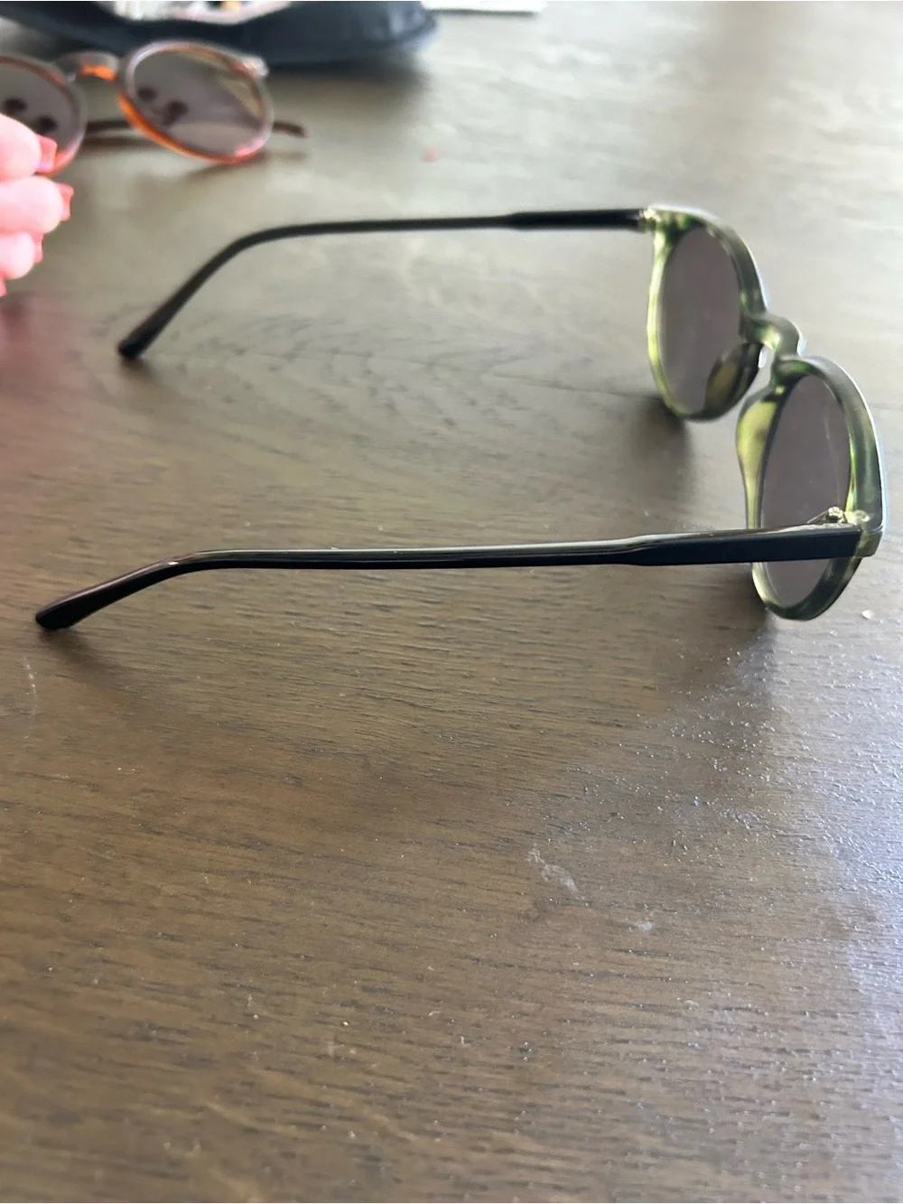 The world of Calgary palm beach tortoise round sunglasses